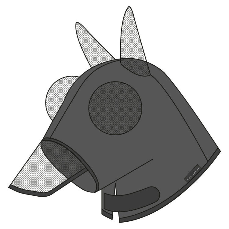 Vliegenmasker anti-UV Equithème Hood