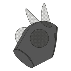 Vliegwerend anti-UV masker Equithème Lycra