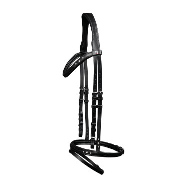 Waldhausen Island Stone hoofdstel Zwart / zilver