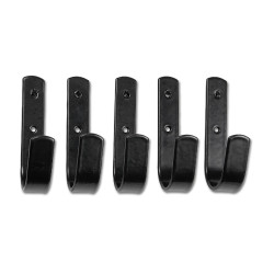 Haken voor lederen hoofdstellen Waldhausen Zwart