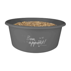 Voederbak met deksel Waldhausen Grijs