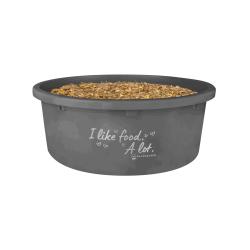 XL-voederbak met deksel Waldhausen Grijs