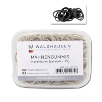 Manenelastiekjes Waldhausen met dispenserdoosje Zwart