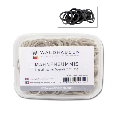 Manenelastiekjes Waldhausen met dispenserdoosje