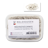 Manenelastiekjes Waldhausen met dispenserdoosje Wit