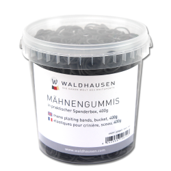 Waldhausen manenelastiekjes in een emmer van 400 g