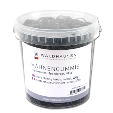 Waldhausen manenelastiekjes in een emmer van 400 g