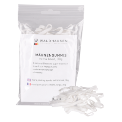 Waldhausen extra brede manenelastiekjes Wit Waldhausen extra brede manenelastiekjes Wit