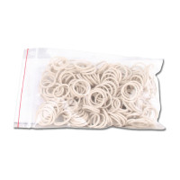 Waldhausen elastiekjes voor manen klein zakje 50 g Wit