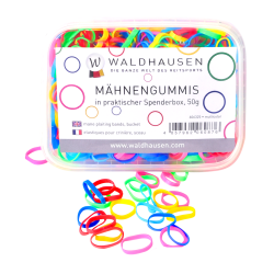 Waldhausen extra brede vlechtelastieken multicolor doos