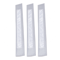Reflecterende set van Waldhausen voor Reflex-hoofdstellen Zilvergrijs
