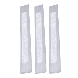 Reflecterende set van Waldhausen voor Reflex-hoofdstellen Zilvergrijs