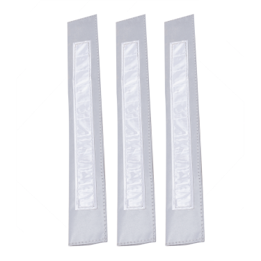 Reflecterende set van Waldhausen voor Reflex-hoofdstellen Zilvergrijs