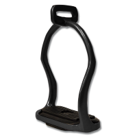 Waldhausen stijgbeugel van aluminium Island Zwart Waldhausen stijgbeugel van aluminium Island Zwart