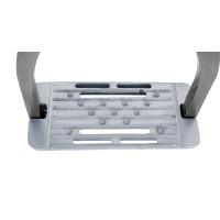Waldhausen stijgbeugels van aluminium Grijs