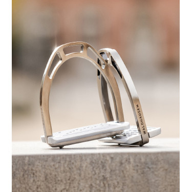 Waldhausen stijgbeugels van aluminium Grijs