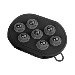 Gant de massage et pansage Waldhausen Mat zwart