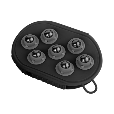 Gant de massage et pansage Waldhausen Mat zwart