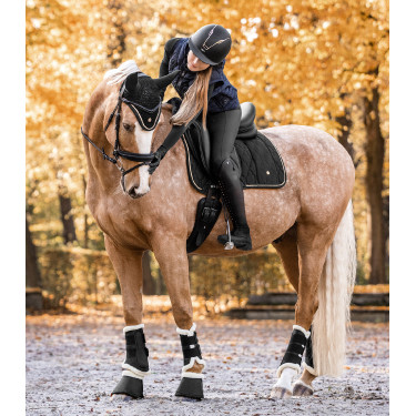 Guêtres de dressage Waldhausen Comfort Zwart / natuur