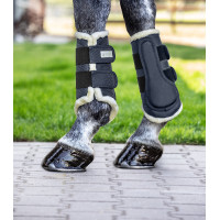 Guêtres de dressage Waldhausen Comfort Nachtblauw / natuur Guêtres de dressage Waldhausen Comfort Nachtblauw / natuur