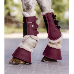 Guêtres de dressage Waldhausen Comfort Light Fluweelrood