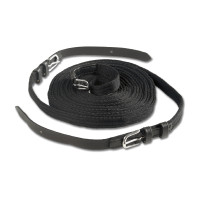 Guide d’attelage harnais Waldhausen simple Soft Zwart