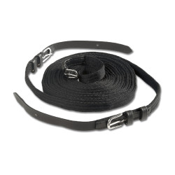 Guide d’attelage harnais Waldhausen simple Soft Zwart