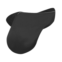 Housse de selle Waldhausen en coton Zwart