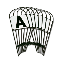 Lettres Waldhausen piste sur support métallique à planter 20 x 40 m