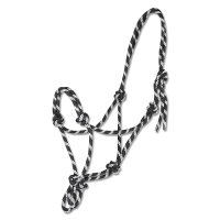 Licol Waldhausen à noeuds Zwart / munt