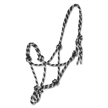 Licol Waldhausen à noeuds Zwart / wit