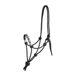 Licol Waldhausen à noeuds Pearls Zwart