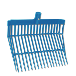 Tête de fourche à crottin Waldhausen plastique Hemelsblauw