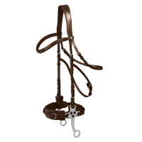 Hackamore hoofdstel Waldhausen X-Line Zwart