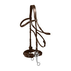 Hackamore hoofdstel Waldhausen X-Line Bruin