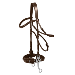 Hackamore hoofdstel Waldhausen X-Line Bruin Hackamore hoofdstel Waldhausen X-Line Bruin
