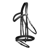 Standaard hoofdstel London Waldhausen X-Line Zwart