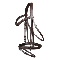 Standaard hoofdstel London Waldhausen X-Line Bruin