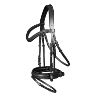 Standaard hoofdstel Stockholm Waldhausen X-Line Zwart