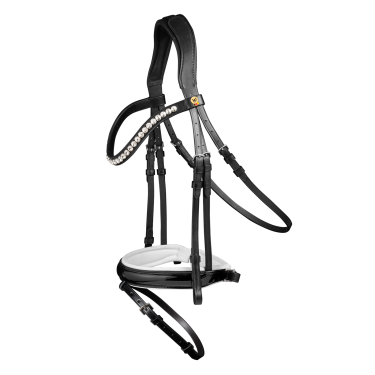 Hoofdstel Timeless Waldhausen S-Line Zwart / wit