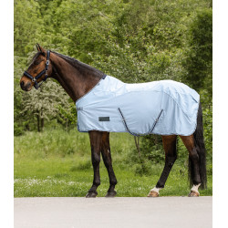 Waldhausen Protect regendeken tegen vliegen Lichtblauw / nachtelijk blauw