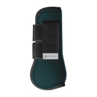 Waldhausen Basic peesbeschermers per 2 Donkergroen / zwart