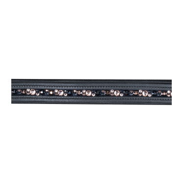 Lederen halster Waldhausen Crystal X-Line Zwart / grijs Lederen halster Waldhausen Crystal X-Line Zwart / grijs