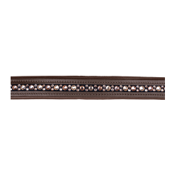 Lederen halster Waldhausen Crystal X-Line Bruin / goud Lederen halster Waldhausen Crystal X-Line Bruin / goud