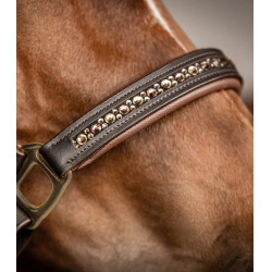 Lederen halster Waldhausen Crystal X-Line Bruin / goud Lederen halster Waldhausen Crystal X-Line Bruin / goud