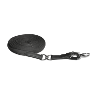 Lange leidsel Waldhausen met stopper en draaibaar oog Zwart