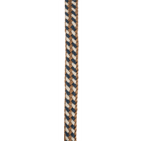 Halterlijn Waldhausen Plus met standaard musketonhaak, donker beslag Blauw / beige / cappuccino Halterlijn Waldhausen Plus met standaard musketonhaak, donker beslag Blauw / beige / cappuccino