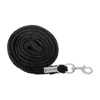 Longe van halster Waldhausen Plus met musketon Zwart