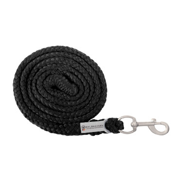 Longe van halster Waldhausen Plus met musketon Zwart