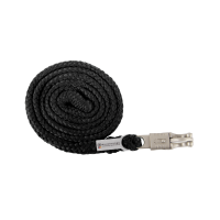 Longe met halster Waldhausen Plus met paniekhaak Zwart